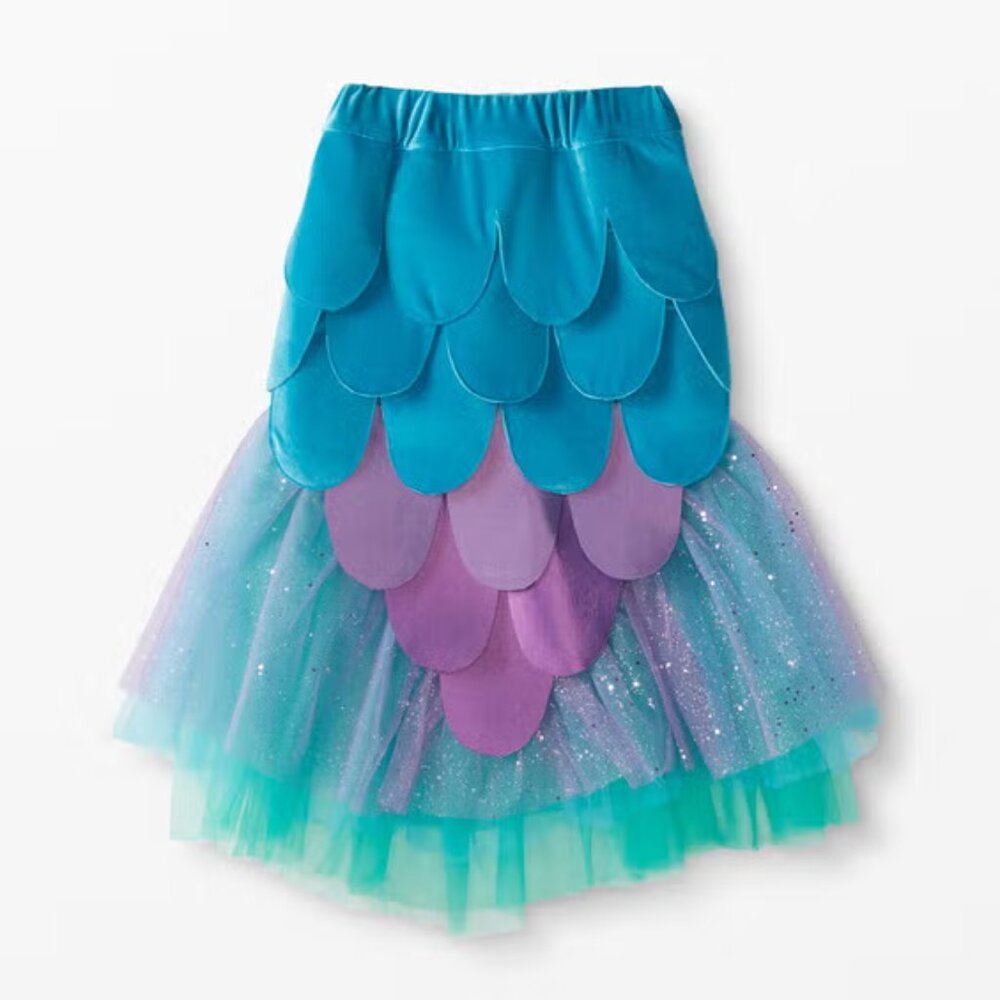 Hanna Andersson mermaid skirt Halloween costume one size